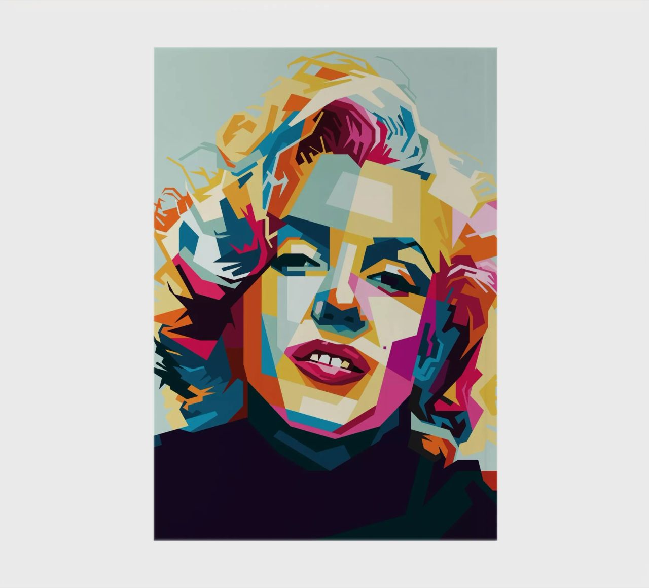 M Monroe Style WPAP diario da SW Artwork