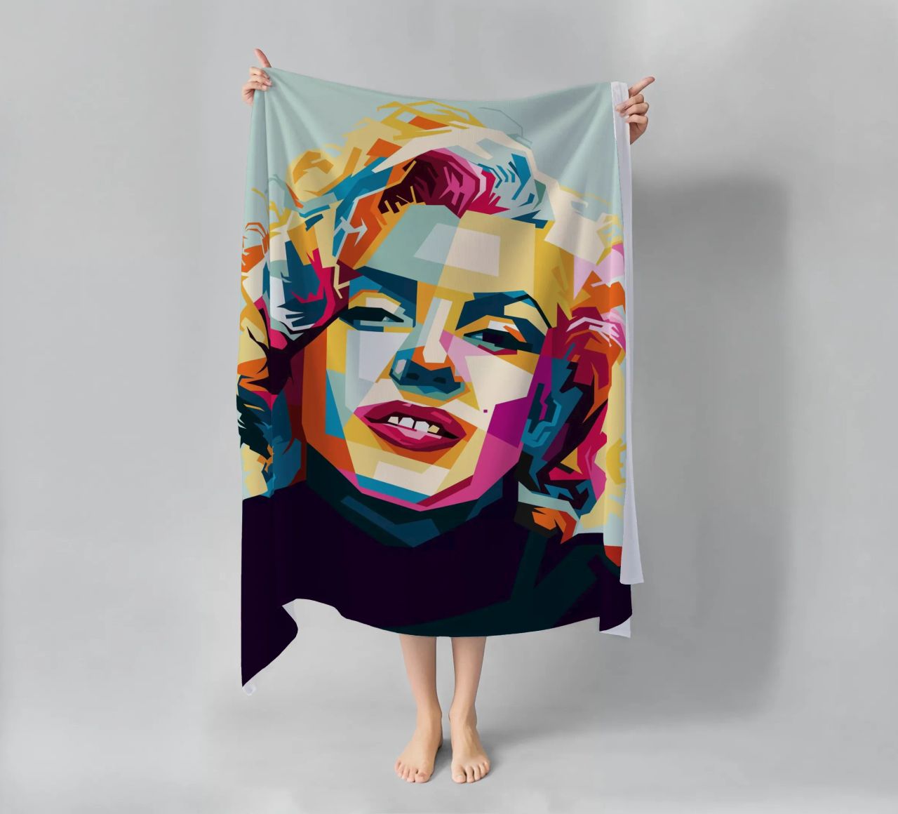 M Monroe Style WPAP telo mare da SW Artwork