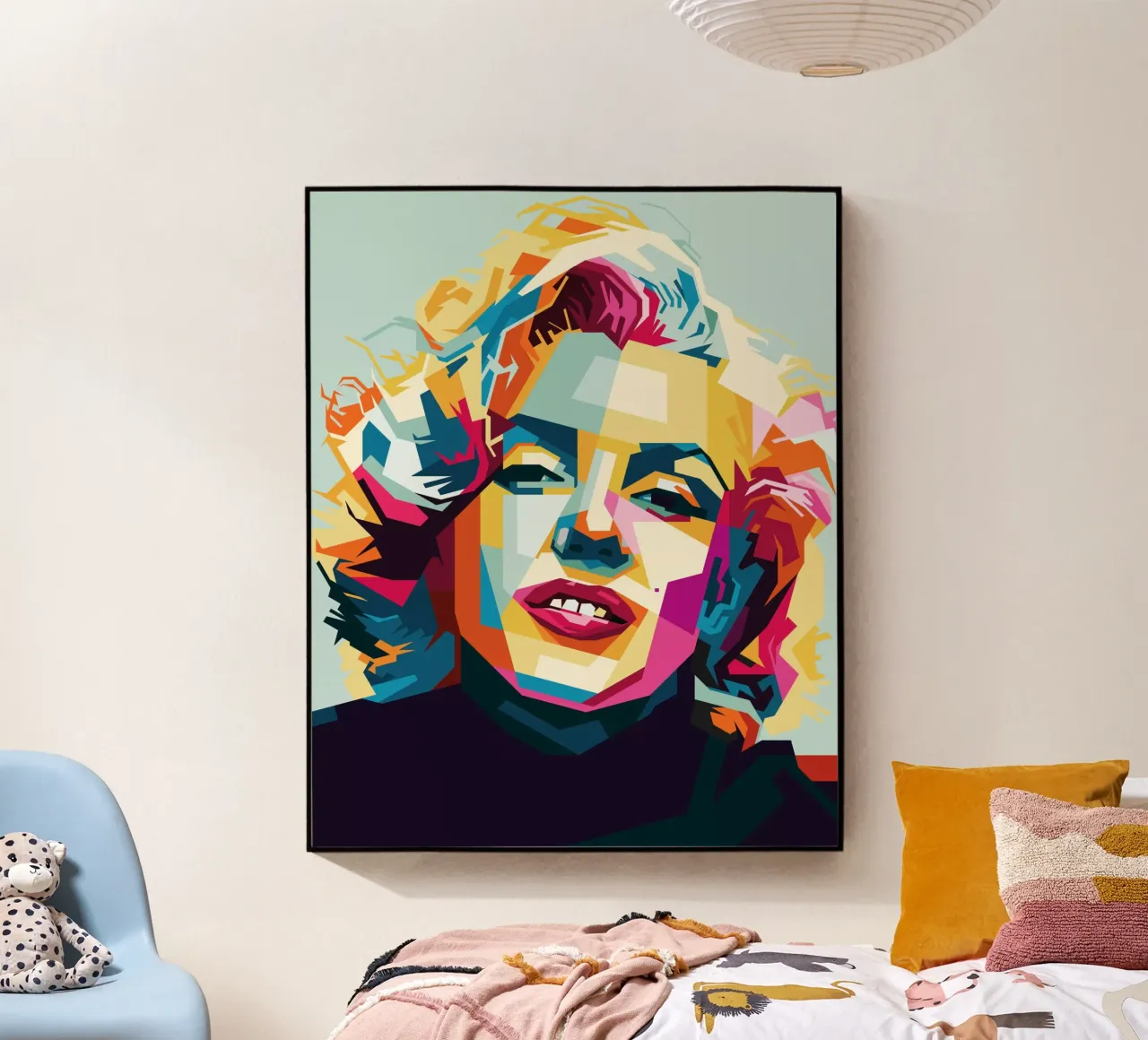 M Monroe Style WPAP metacrilato de SW Artwork