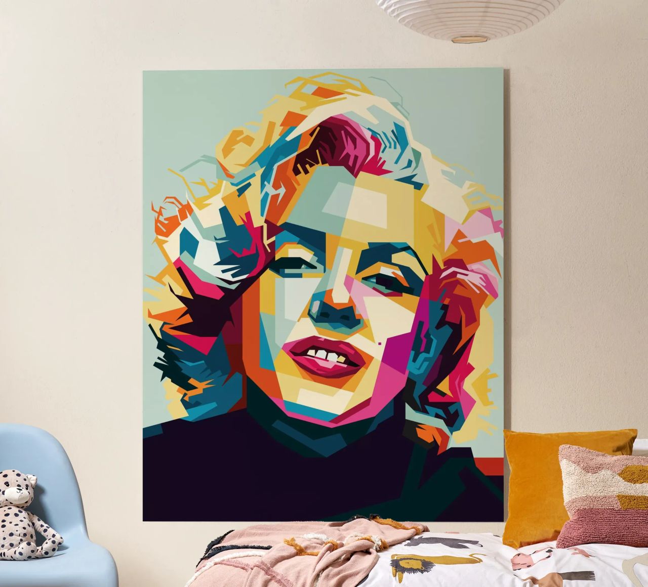 M Monroe Style WPAP plexiglass da SW Artwork