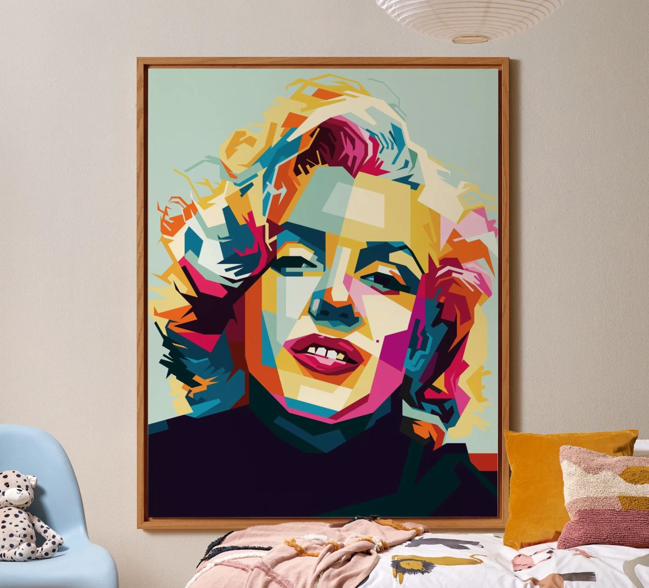 M Monroe Style WPAP alluminio dibond da SW Artwork
