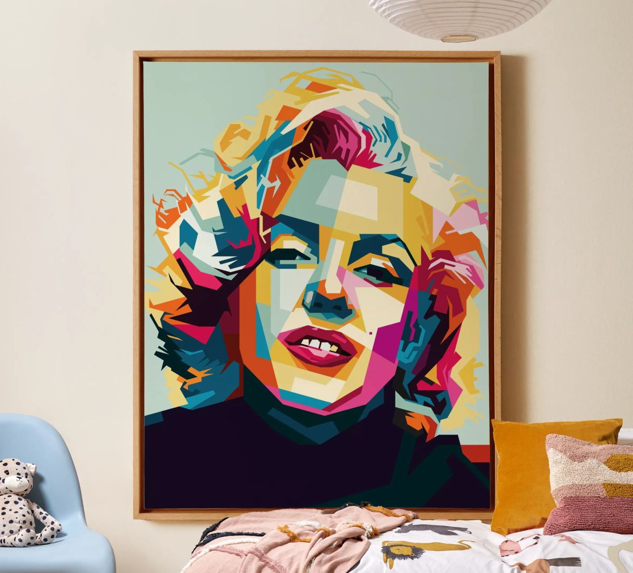 M Monroe Style WPAP tela da SW Artwork