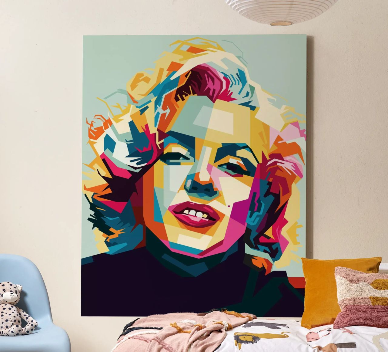 M Monroe Style WPAP tela da SW Artwork