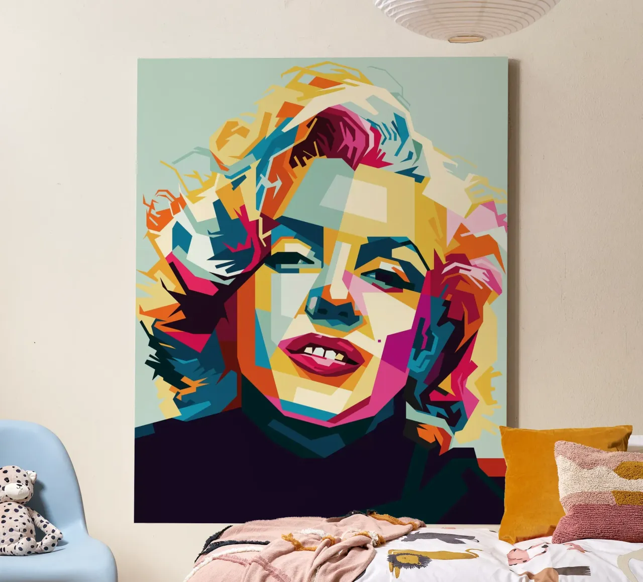 M Monroe Style WPAP tela da SW Artwork