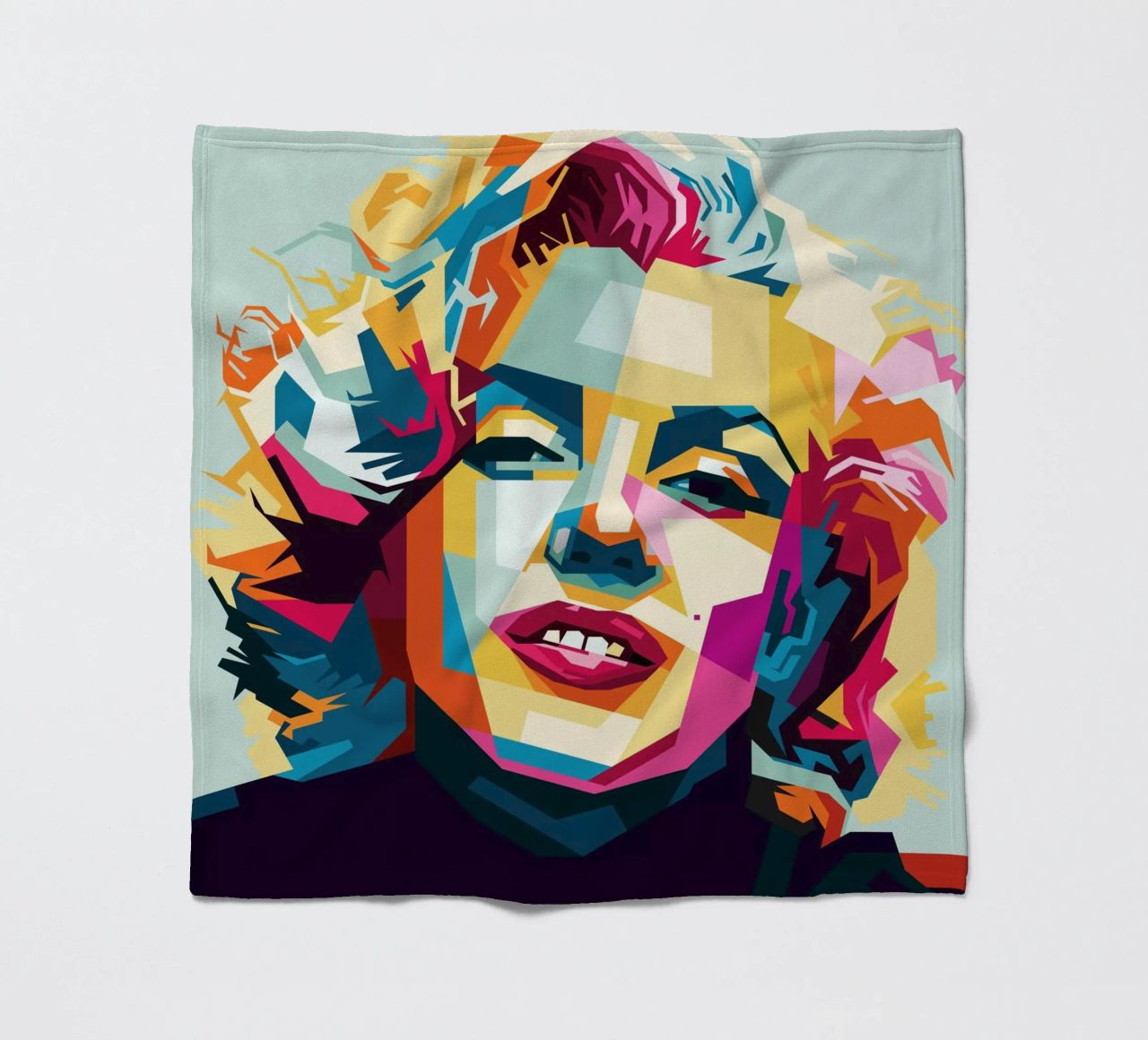 M Monroe Style WPAP coperta in pile da SW Artwork