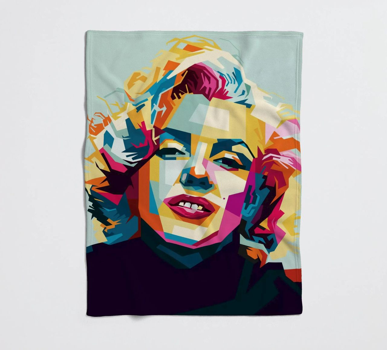 M Monroe Style WPAP coperta in pile da SW Artwork