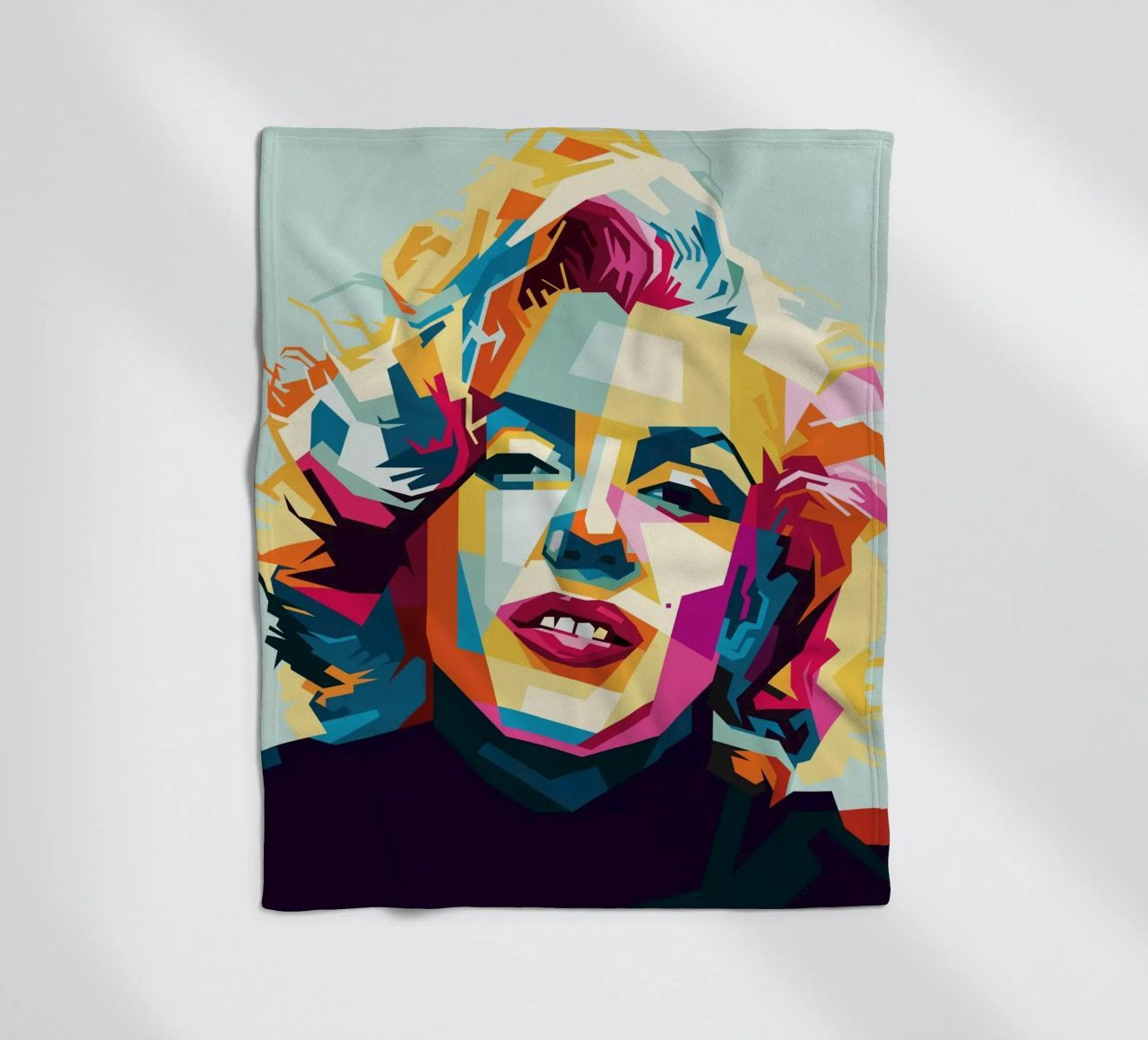 M Monroe Style WPAP coperta in pile da SW Artwork