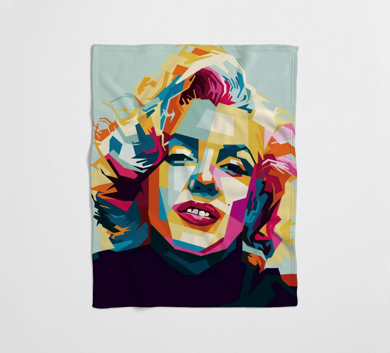 M Monroe Style WPAP coperta in pile da SW Artwork