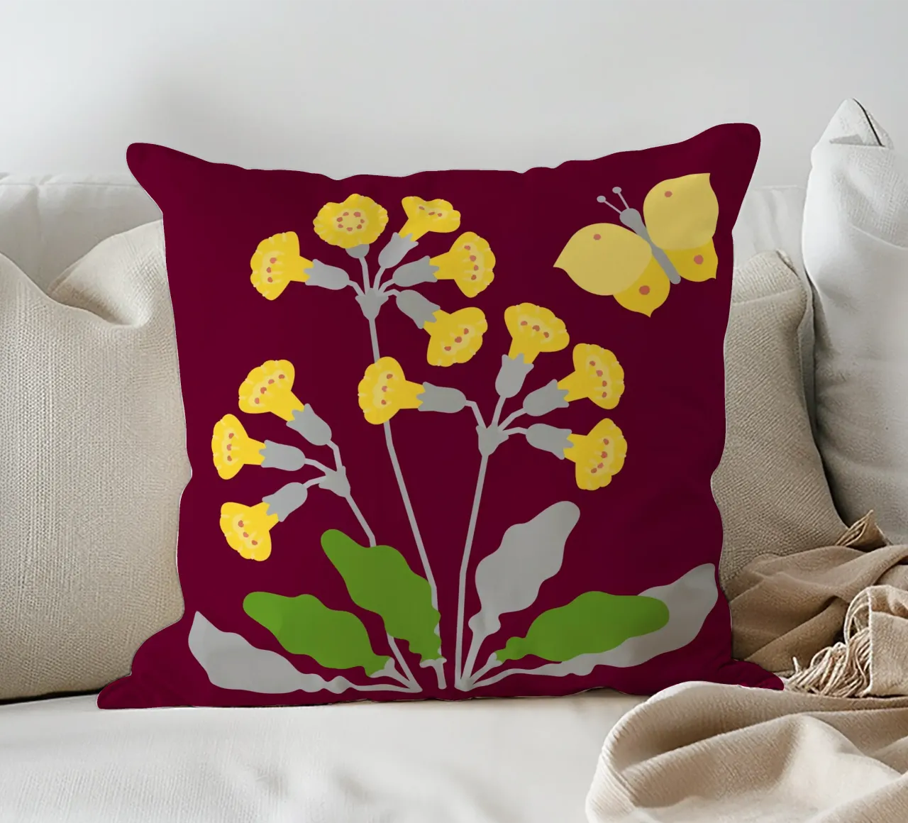 Cowslip cuscino da Lidia Blomgren