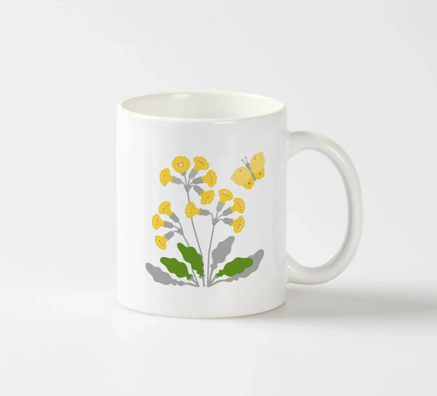 Cowslip ceramic mug by Lidia Blomgren