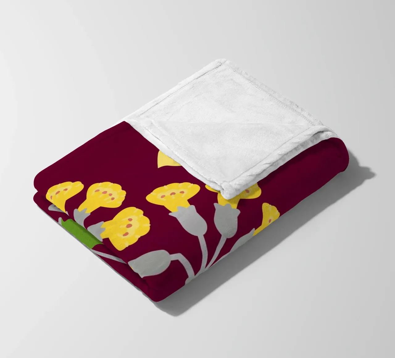 Cowslip fleece blanket by Lidia Blomgren