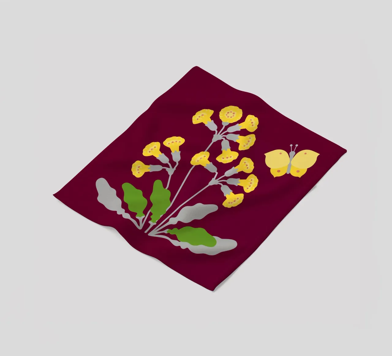 Cowslip fleece blanket by Lidia Blomgren