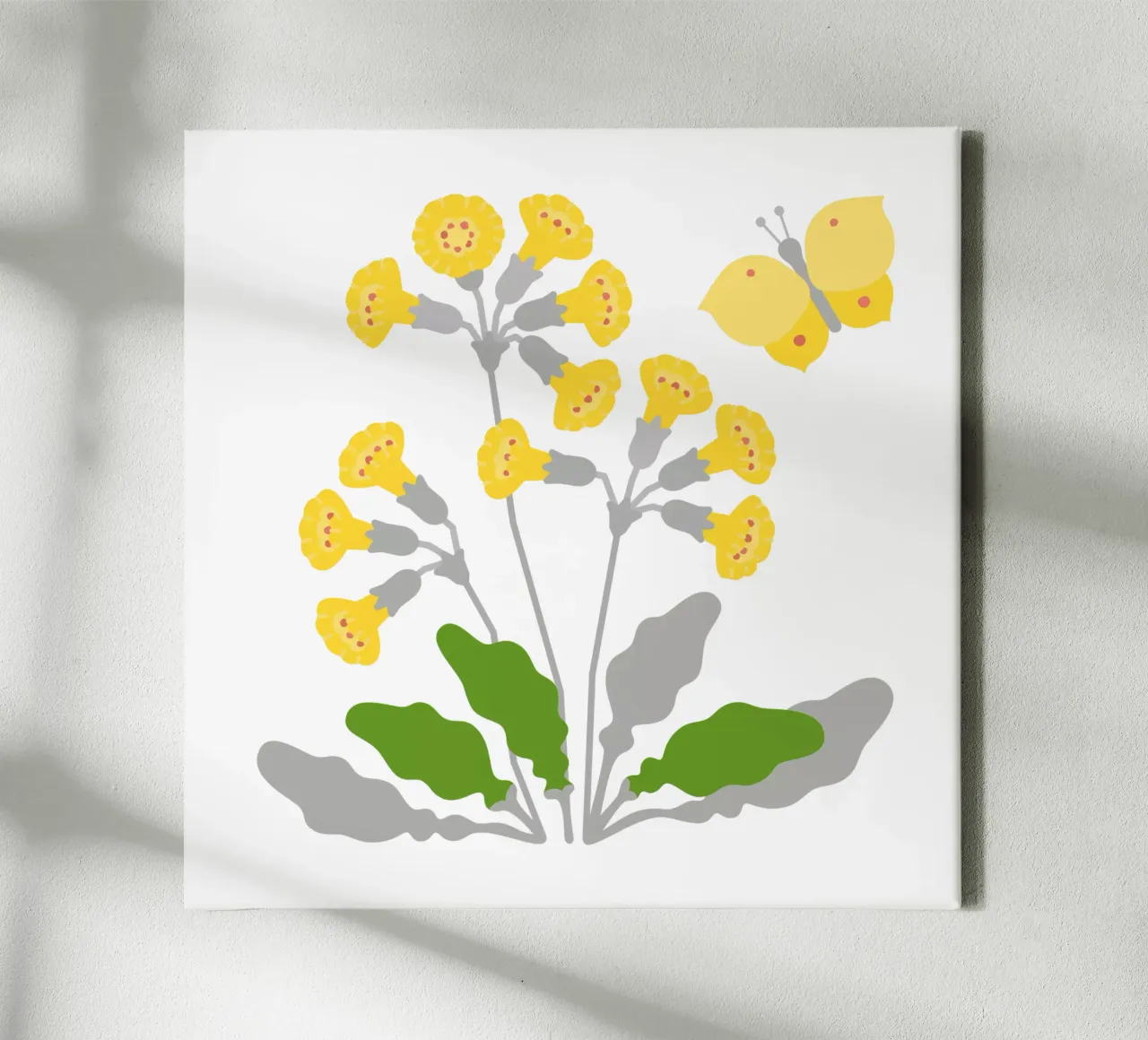 Cowslip canvas met Baklijst van Lidia Blomgren