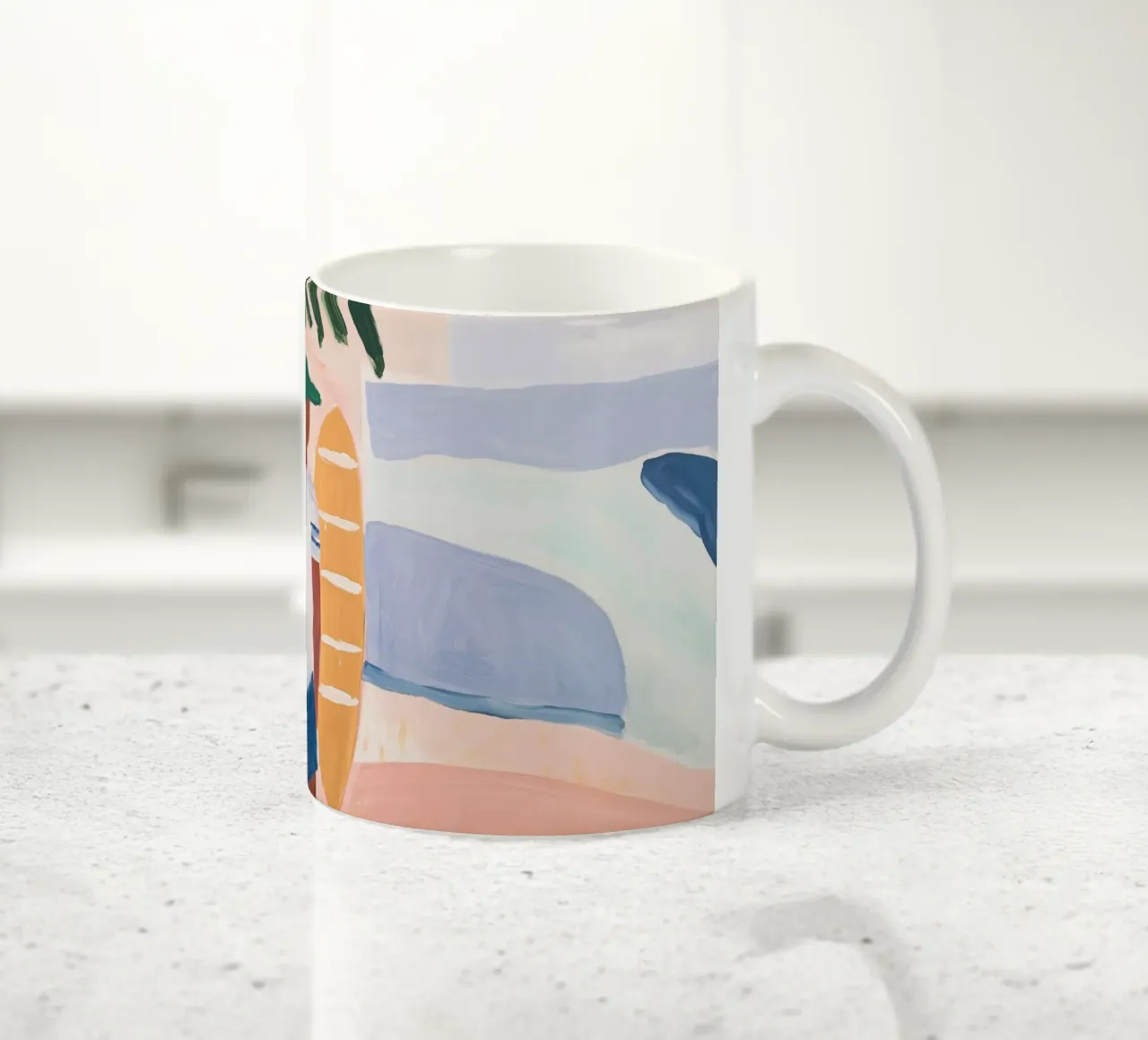 The Surfer's Pause II tazza in ceramica da BALIKA HOMES ART
