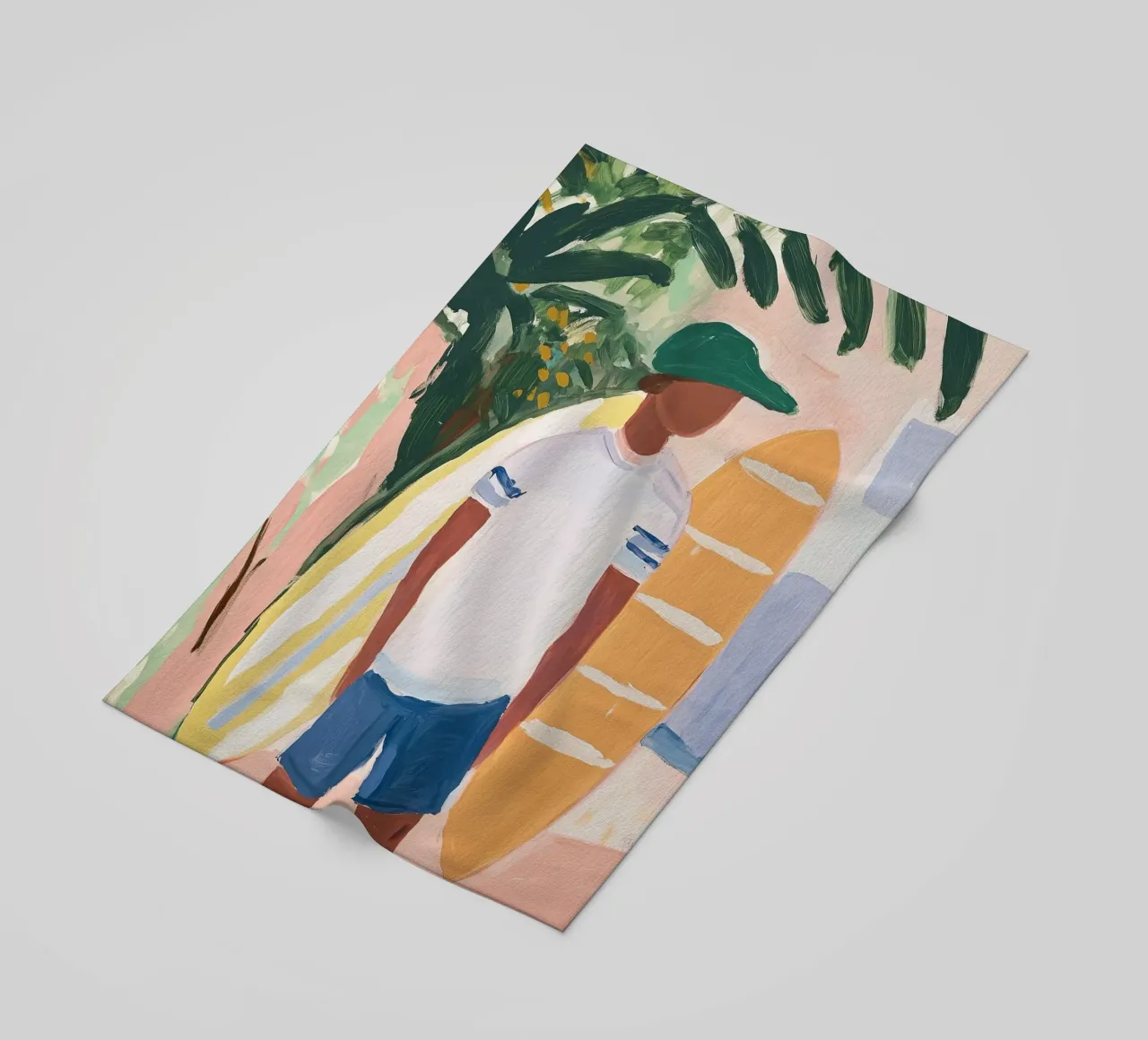 The Surfer's Pause II telo mare da BALIKA HOMES ART