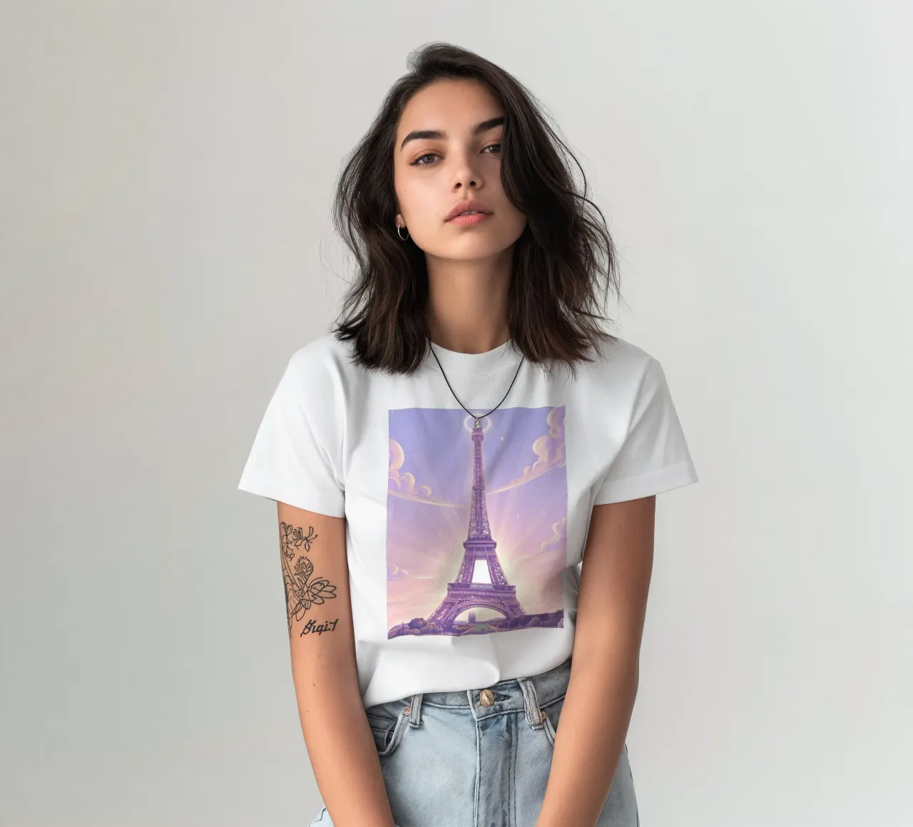 Torre Eiffel Parigi t-shirt da LUMINTU