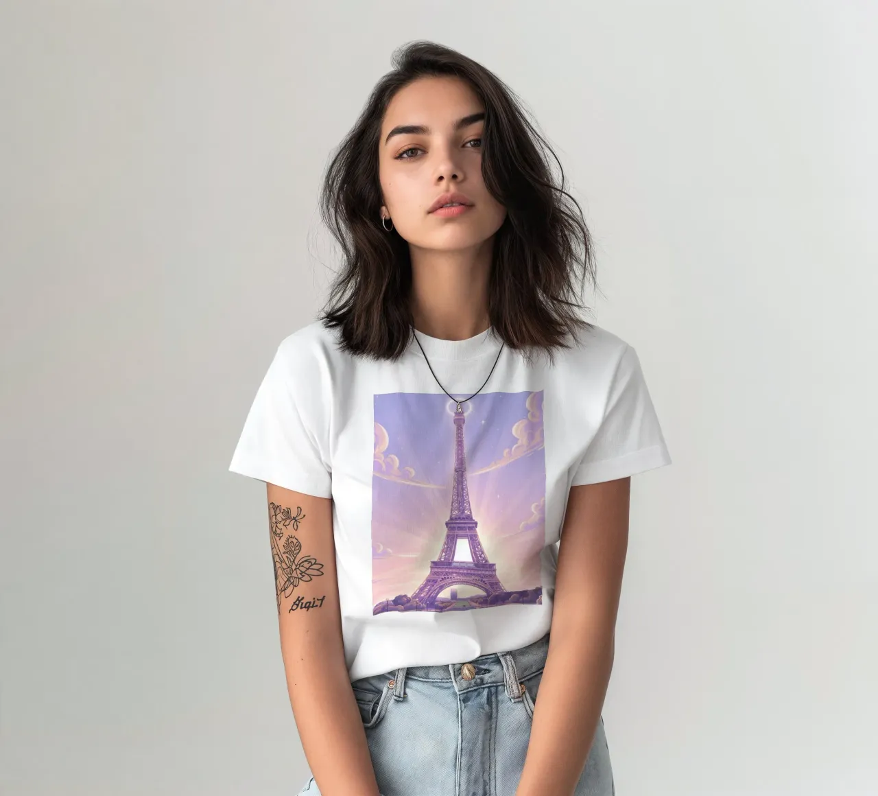 Torre Eiffel Parigi t-shirt da LUMINTU