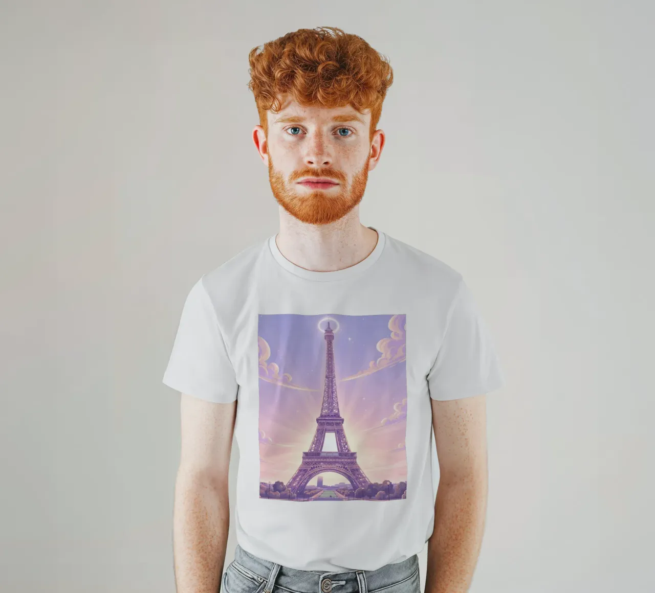 Torre Eiffel Parigi t-shirt da LUMINTU