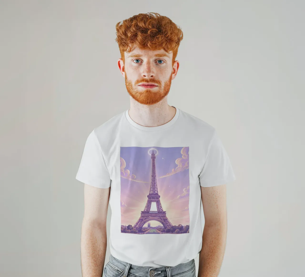 Torre Eiffel Parigi t-shirt da LUMINTU