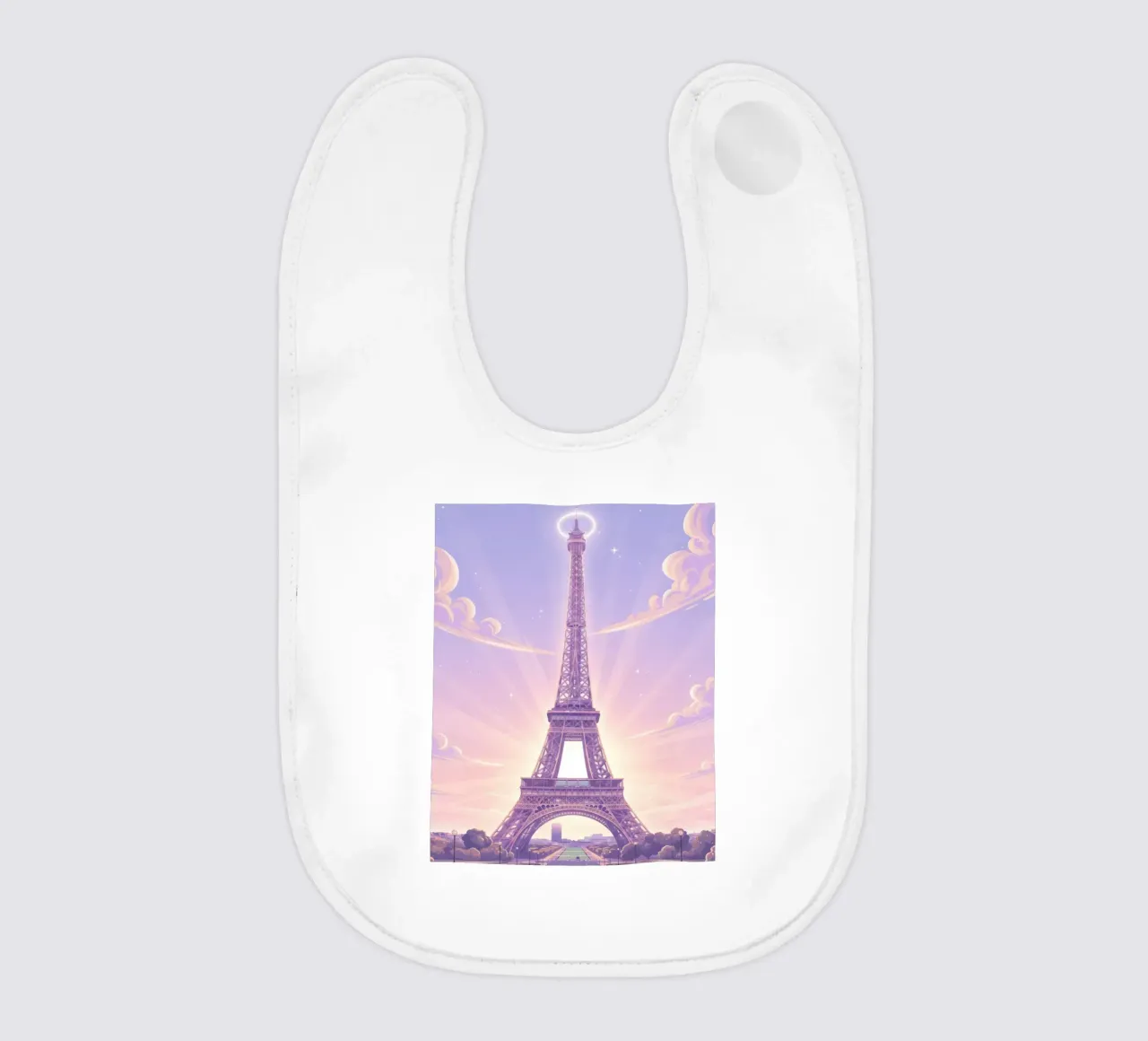 Torre Eiffel Parigi bavaglino da LUMINTU