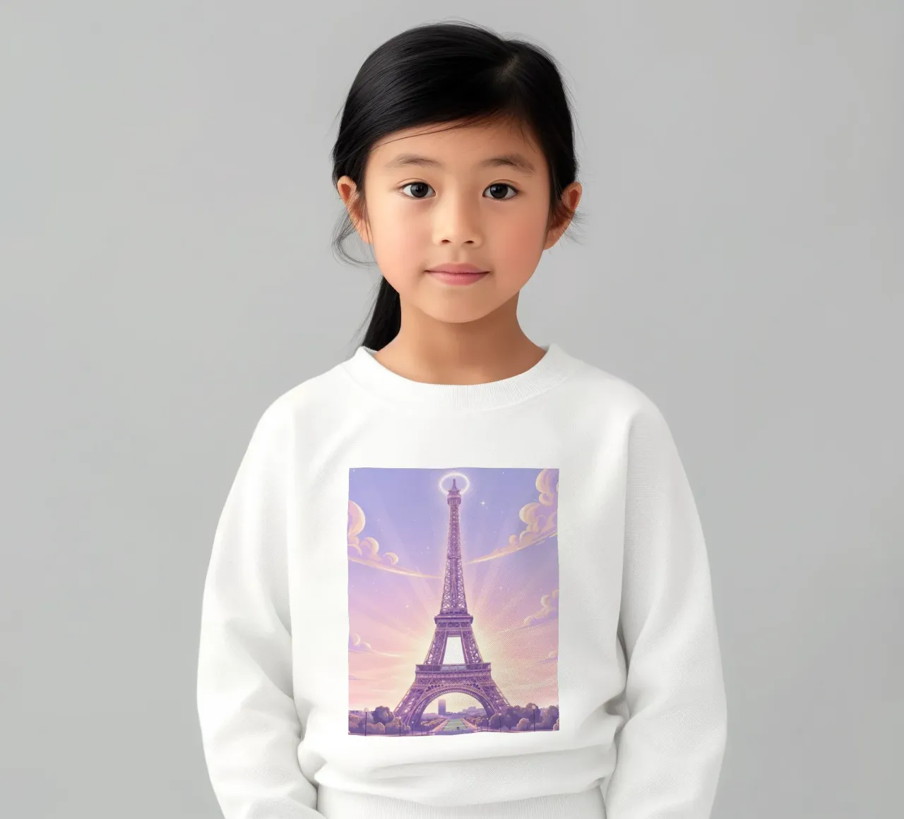 Torre Eiffel Parigi felpa bambino da LUMINTU