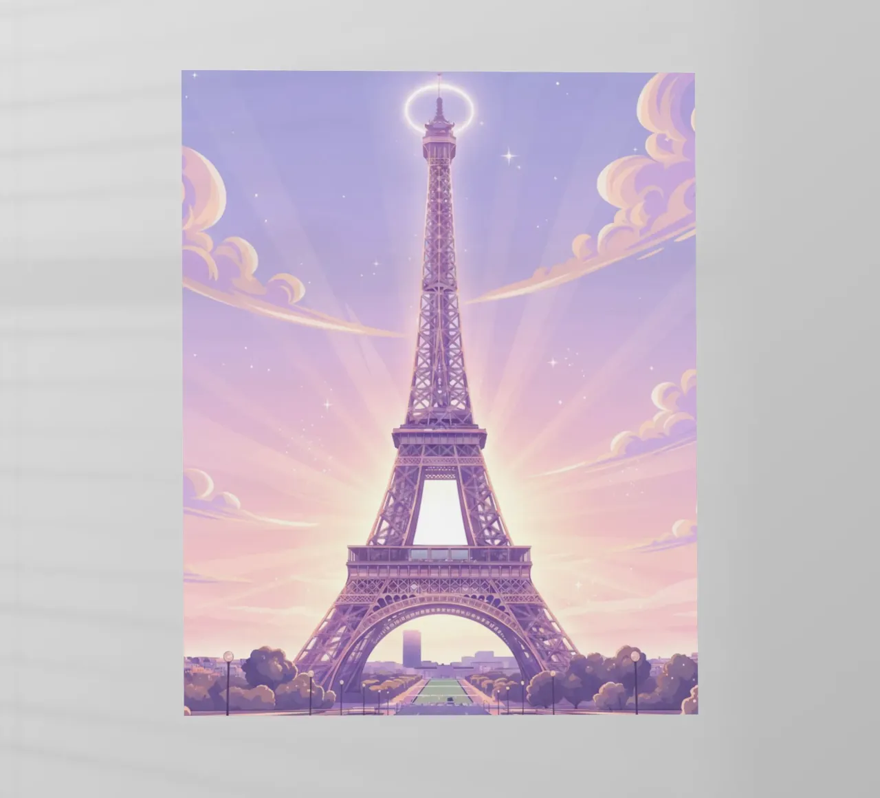 Torre Eiffel Parigi pellicola backlit da LUMINTU