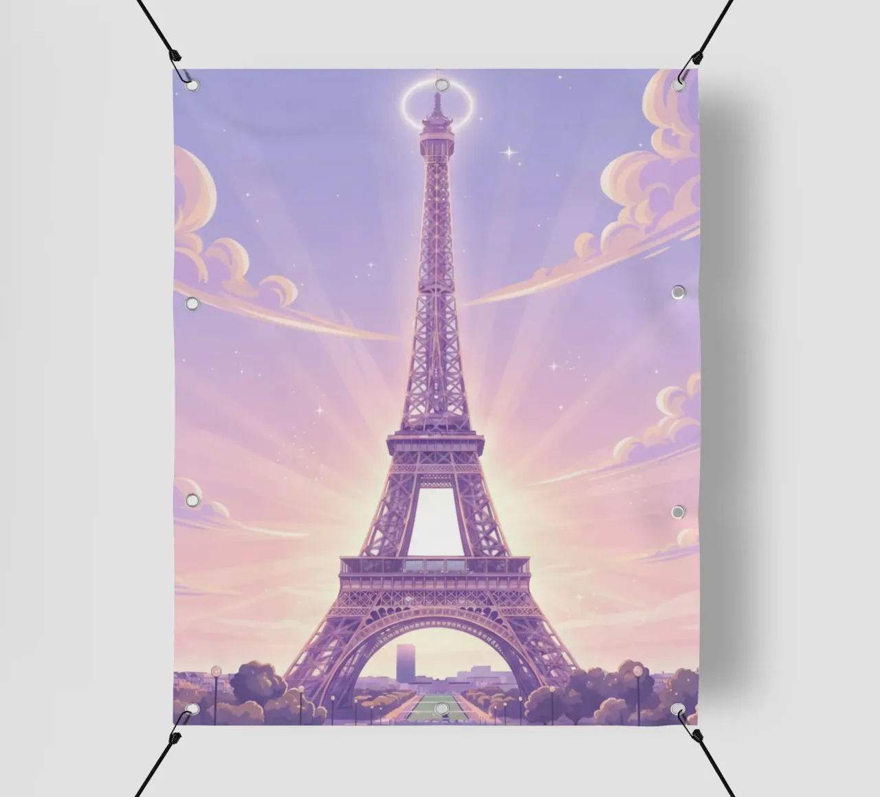 Torre Eiffel Parigi telo in pvc da LUMINTU