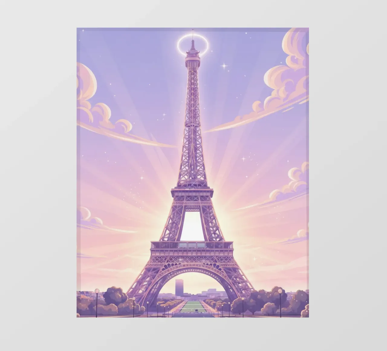 Torre Eiffel Parigi telo in pvc da LUMINTU