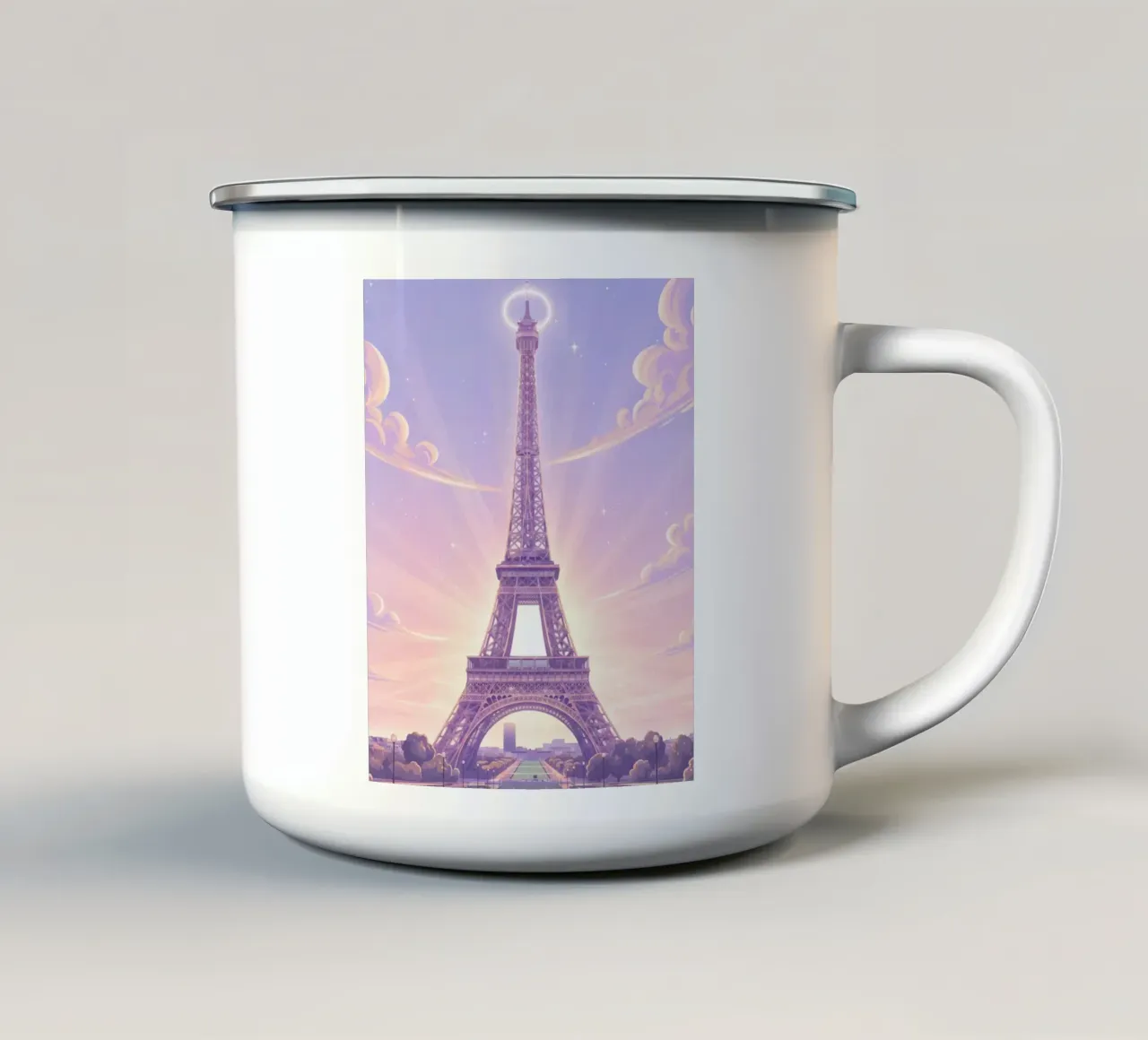 Torre Eiffel Parigi tazza in smalto da LUMINTU