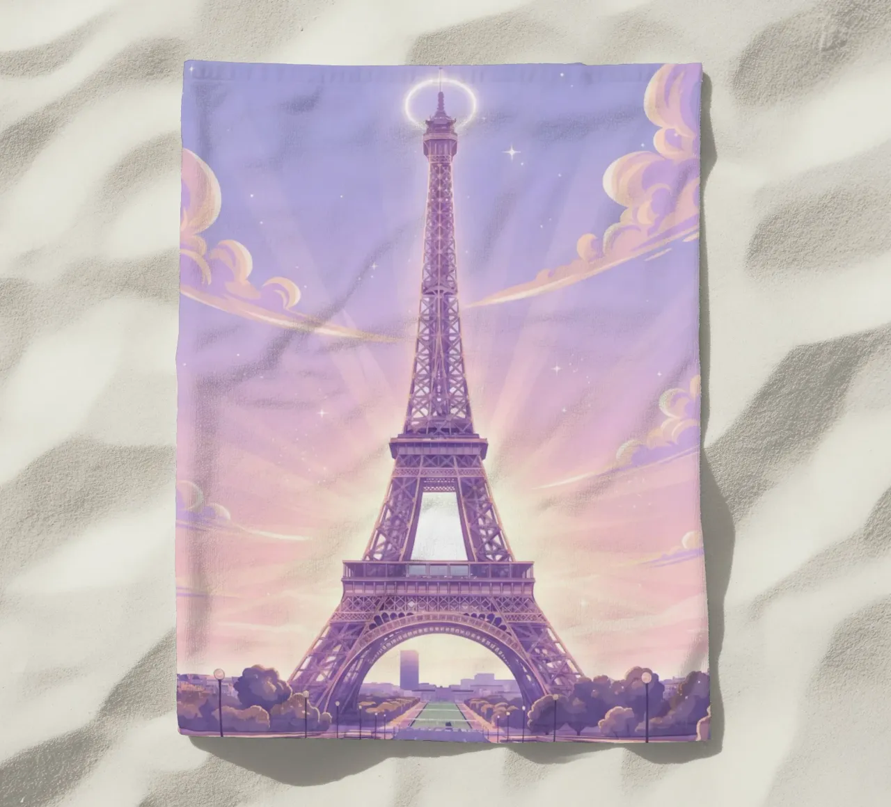 Torre Eiffel Parigi telo mare da LUMINTU