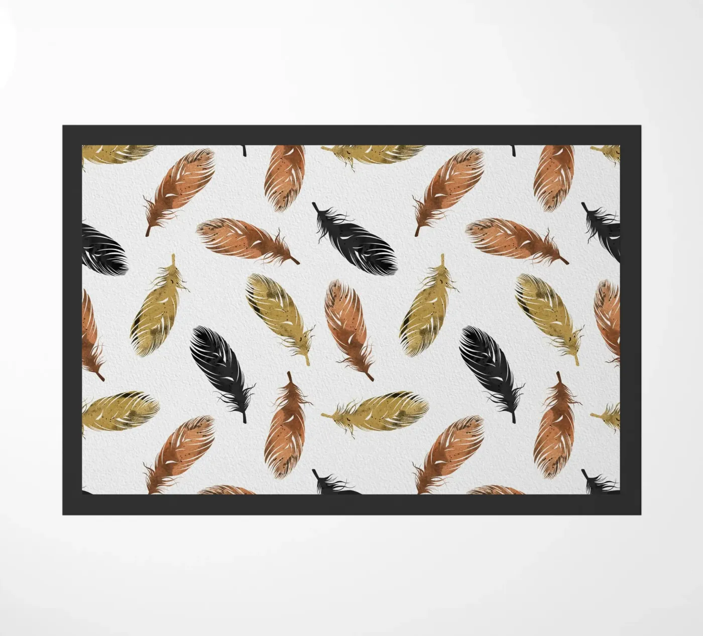 Feathers deurmat van Orara Studio
