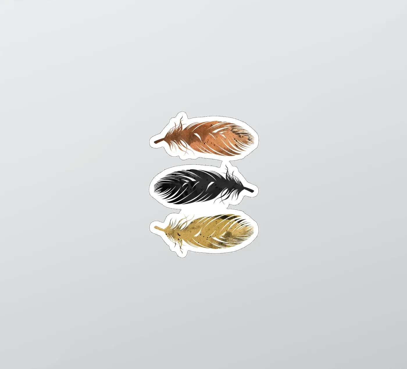 Feathers sticker by Orara Studio