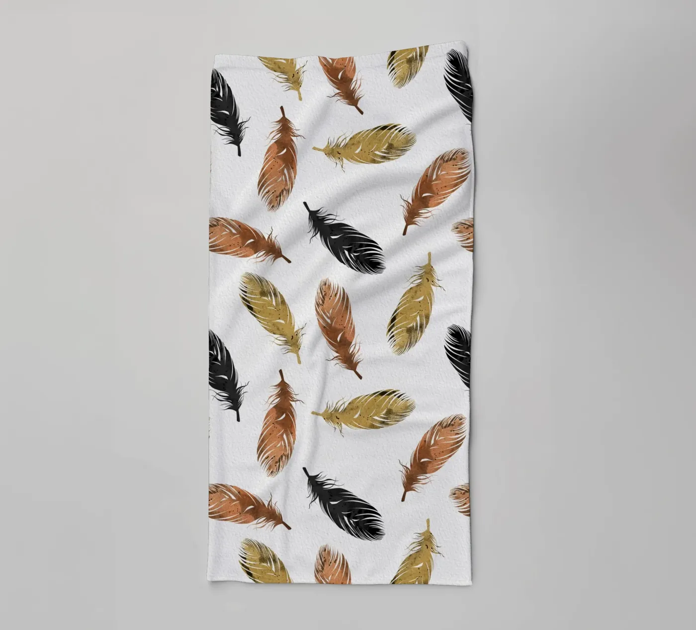 Feathers towel by Orara Studio