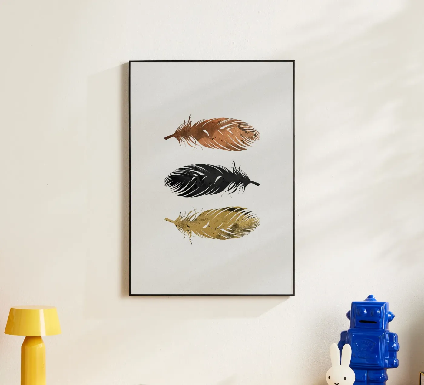 Feathers forex plate by Orara Studio