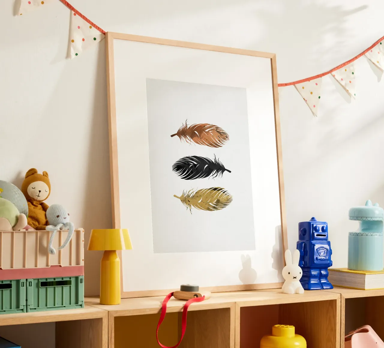 Piume poster da Orara Studio