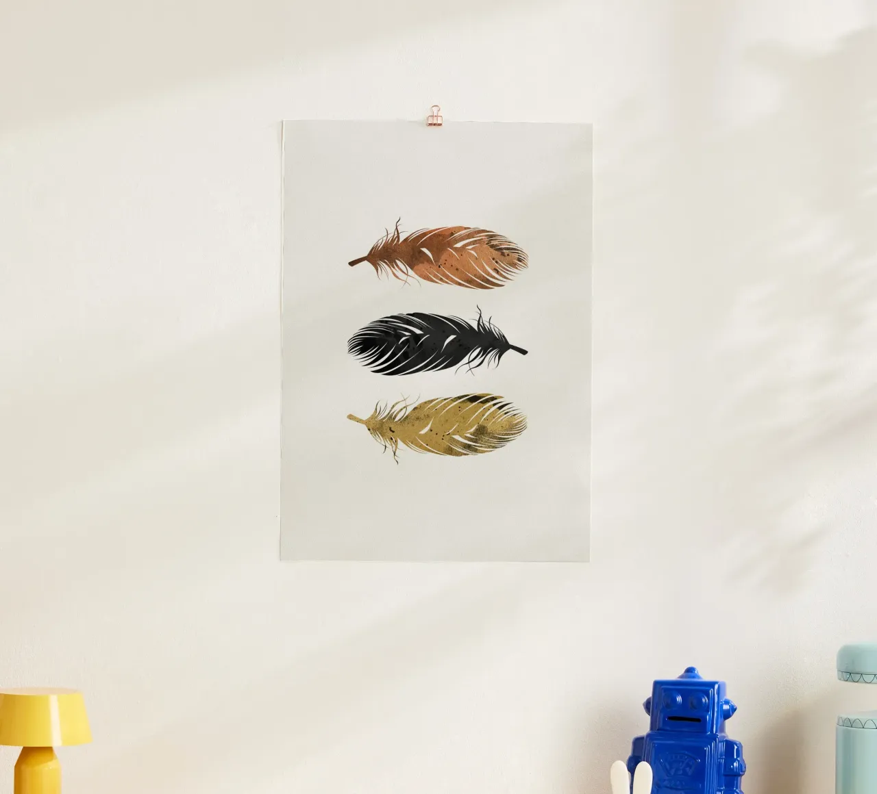 Piume poster da Orara Studio