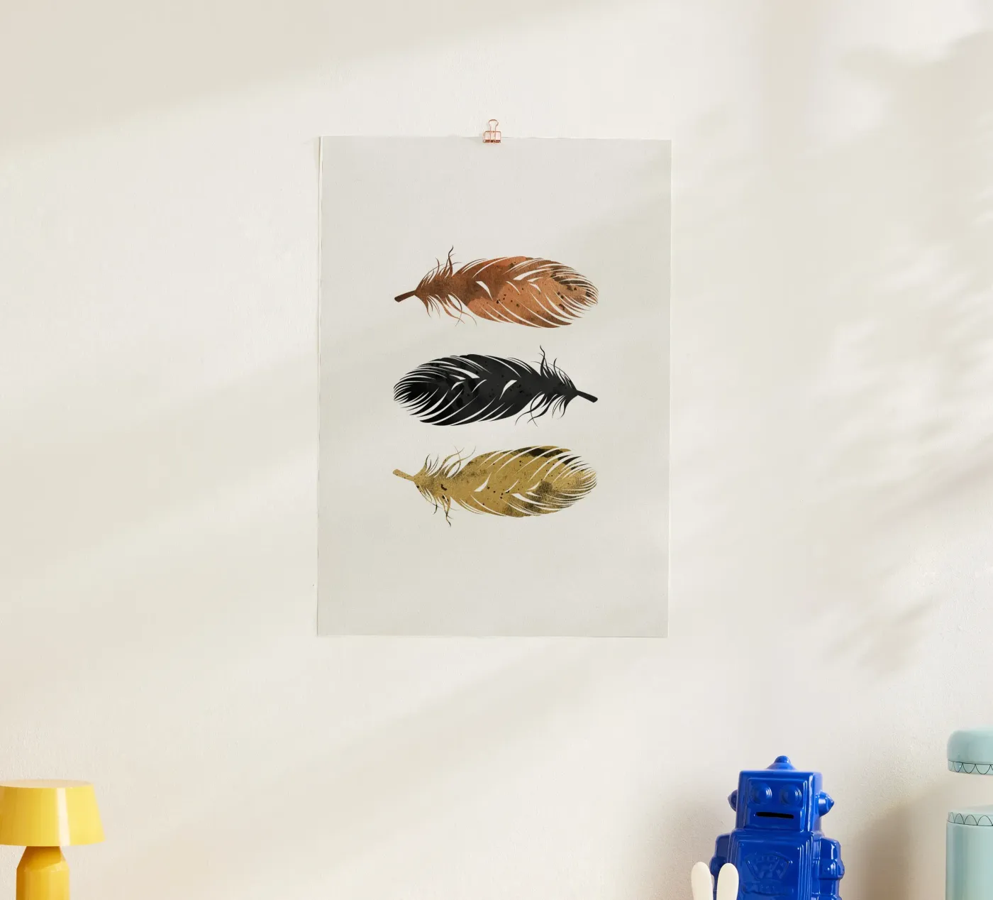 Piume poster da Orara Studio