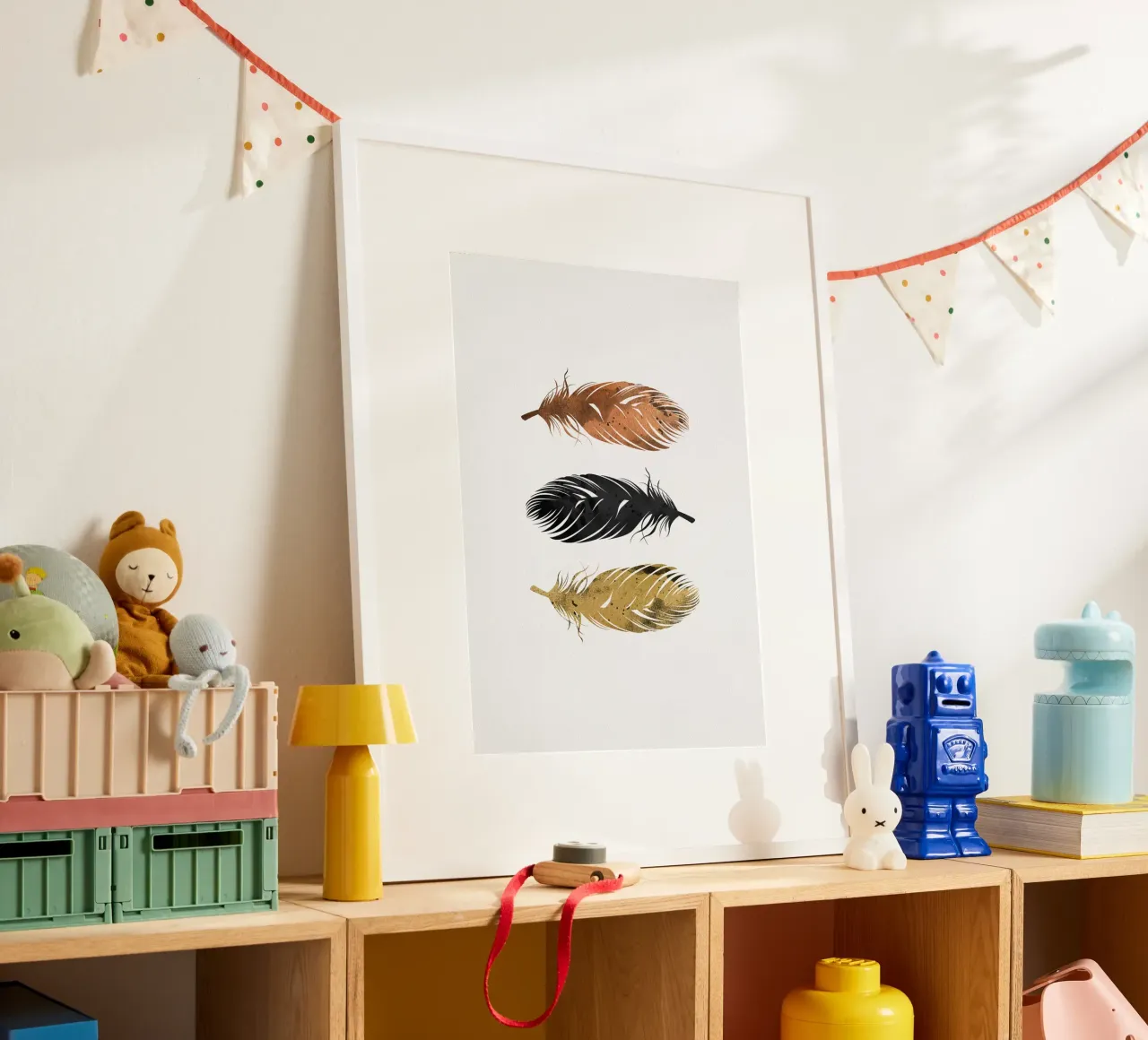 Piume poster da Orara Studio