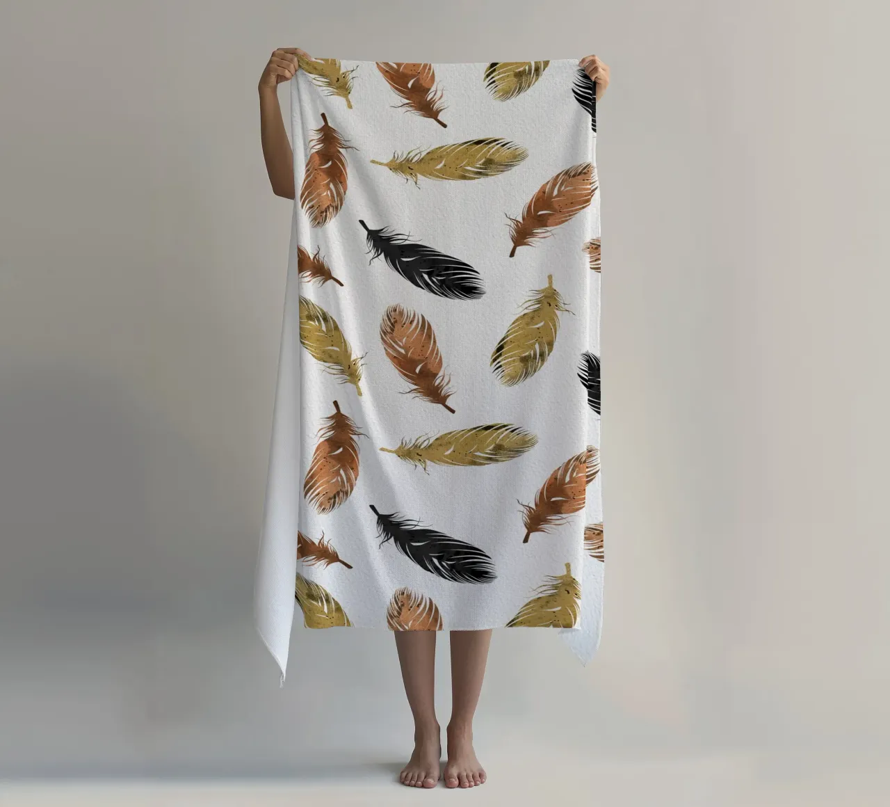 Feathers telo mare da Orara Studio