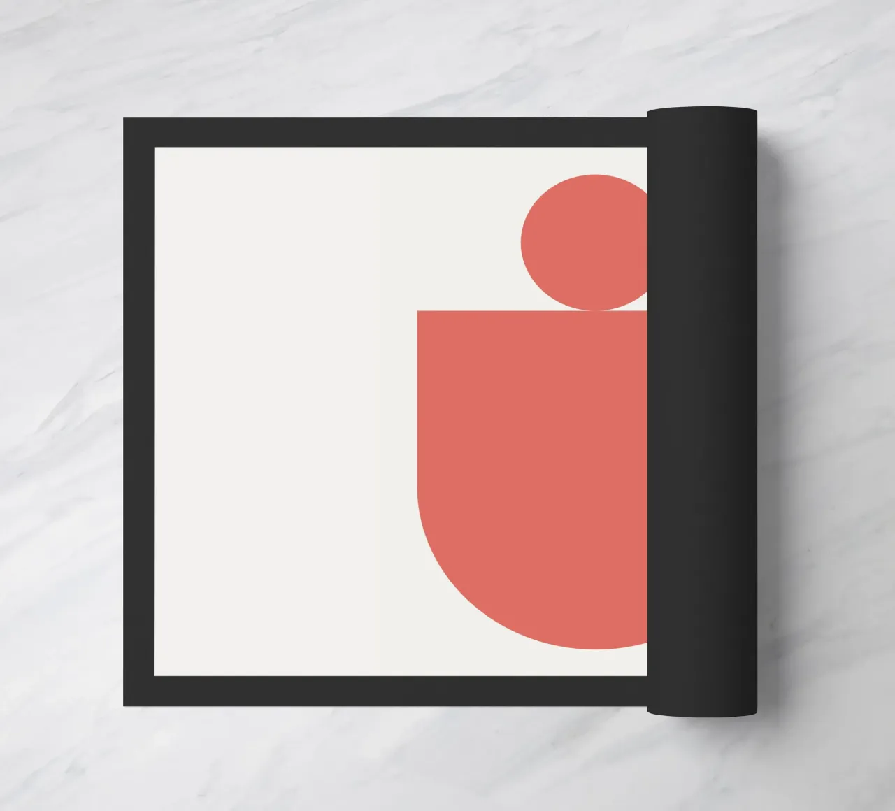 Astratto Boho metà secolo Pattern 03 zerbino da Paigaam Studio