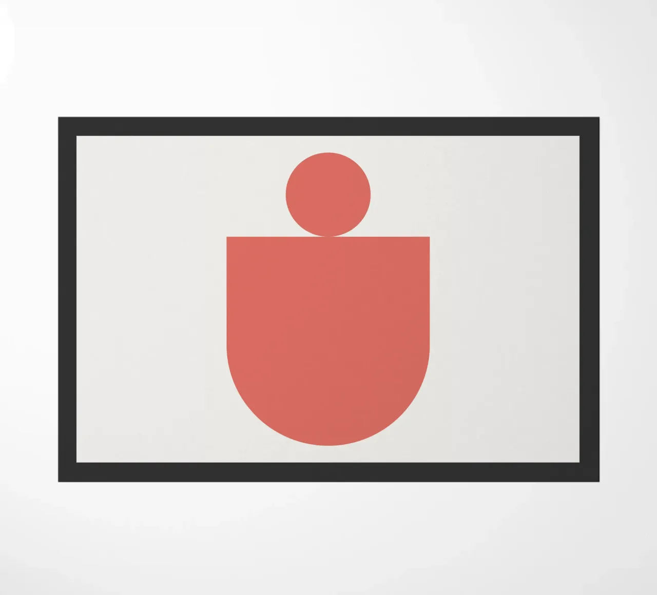 Astratto Boho metà secolo Pattern 03 zerbino da Paigaam Studio