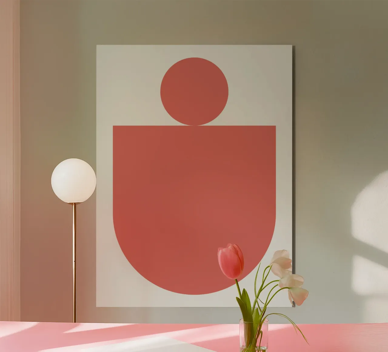 Astratto Boho metà secolo Pattern 03 alluminio dibond da Paigaam Studio