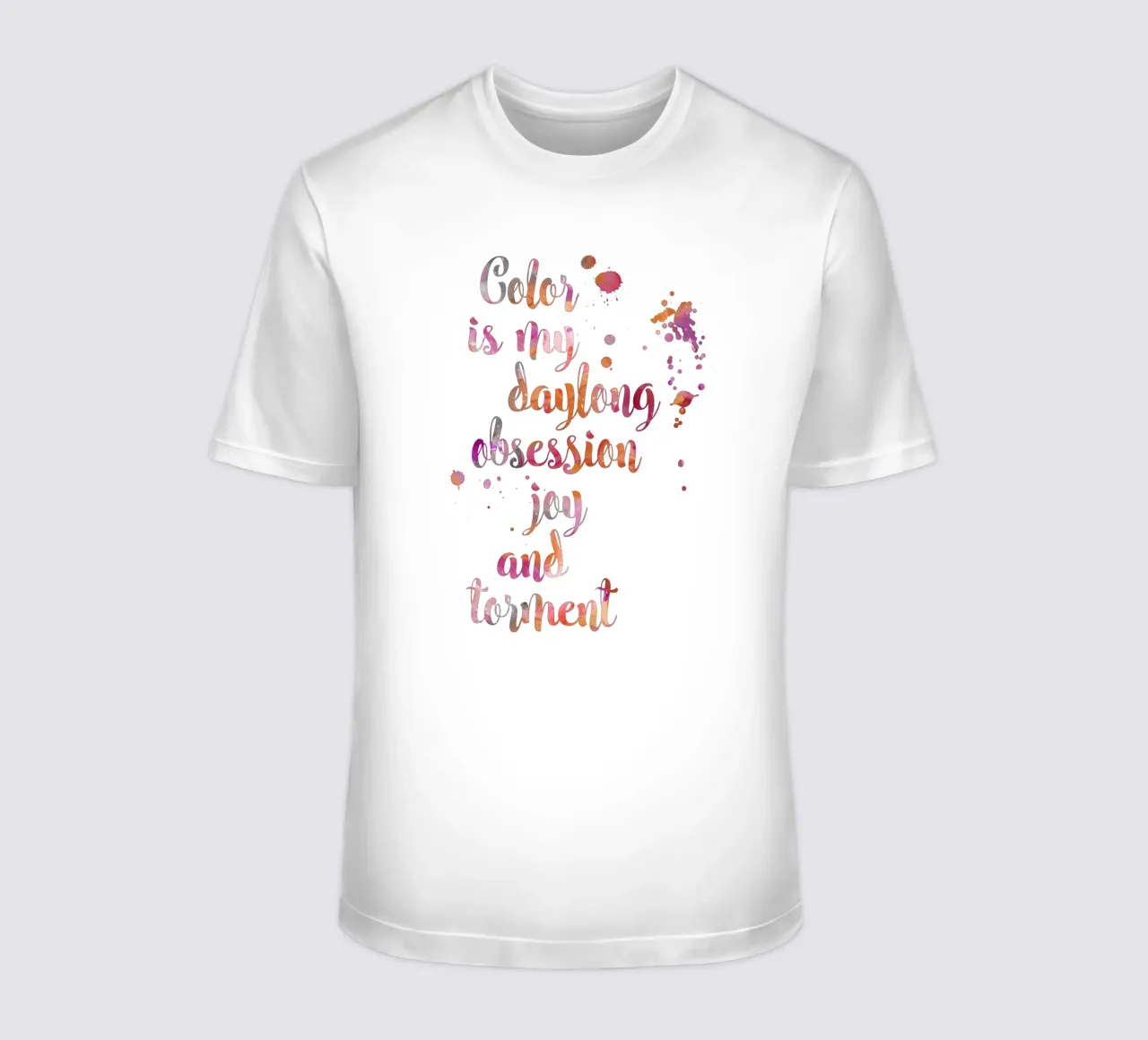 Ossessione per il colore Citazione di Monet t-shirt da Andrea Haase Modern Home