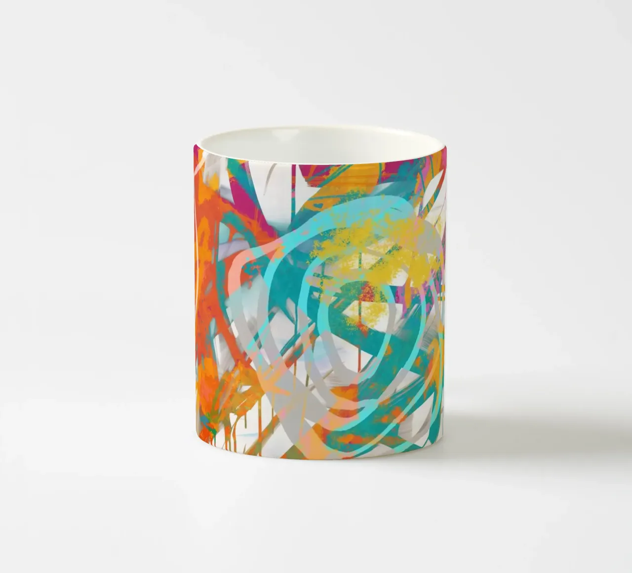 Moderne gemischte Medien Zeitgenössische Kunst Keramik Tasse von Andrea Haase Modern Home