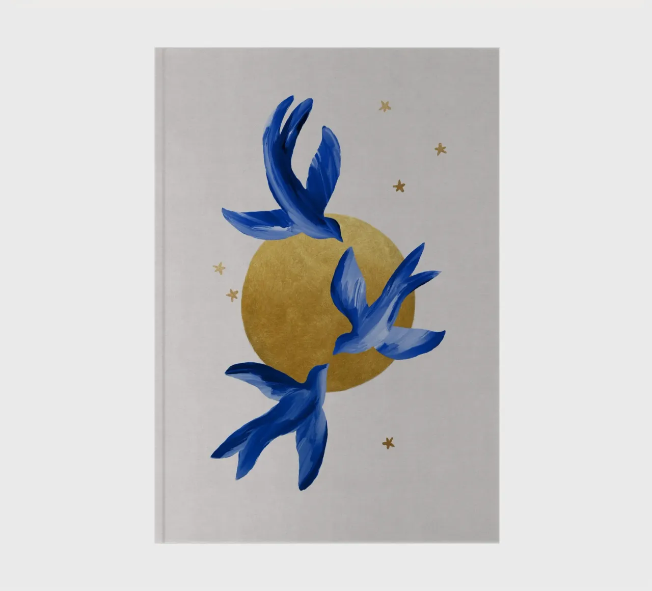 Blue Birds notebook by Orara Studio