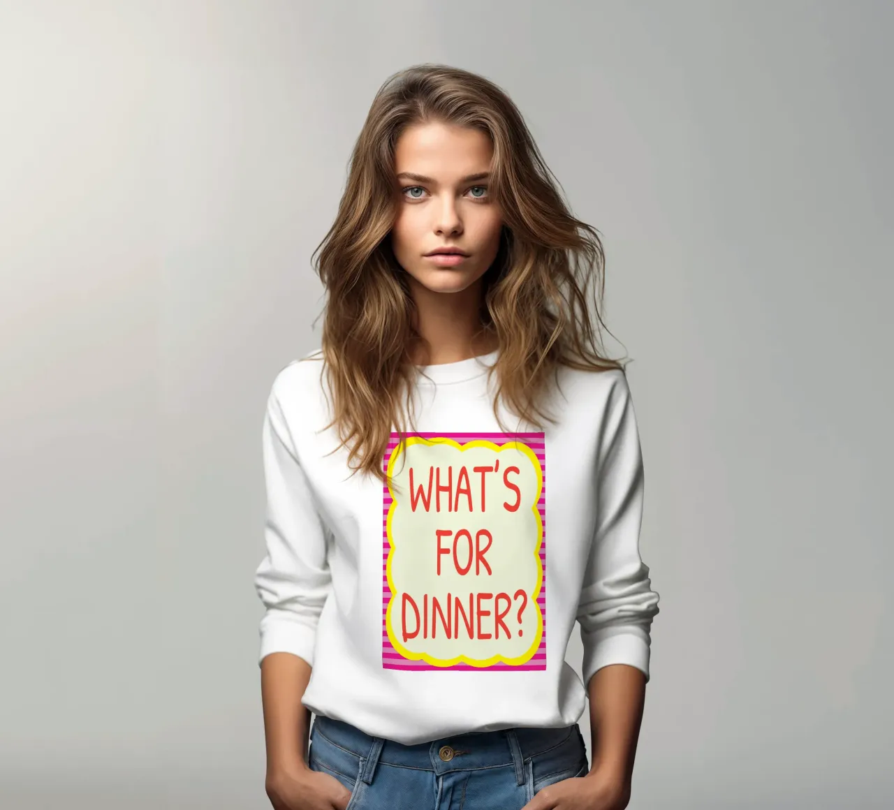 COSA C'È PER CENA felpa da the gondils