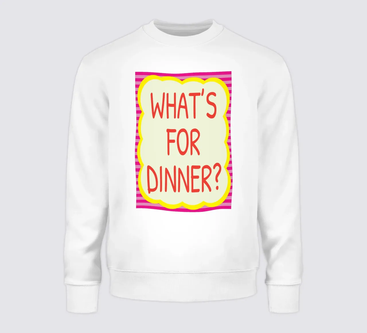 COSA C'È PER CENA felpa da the gondils