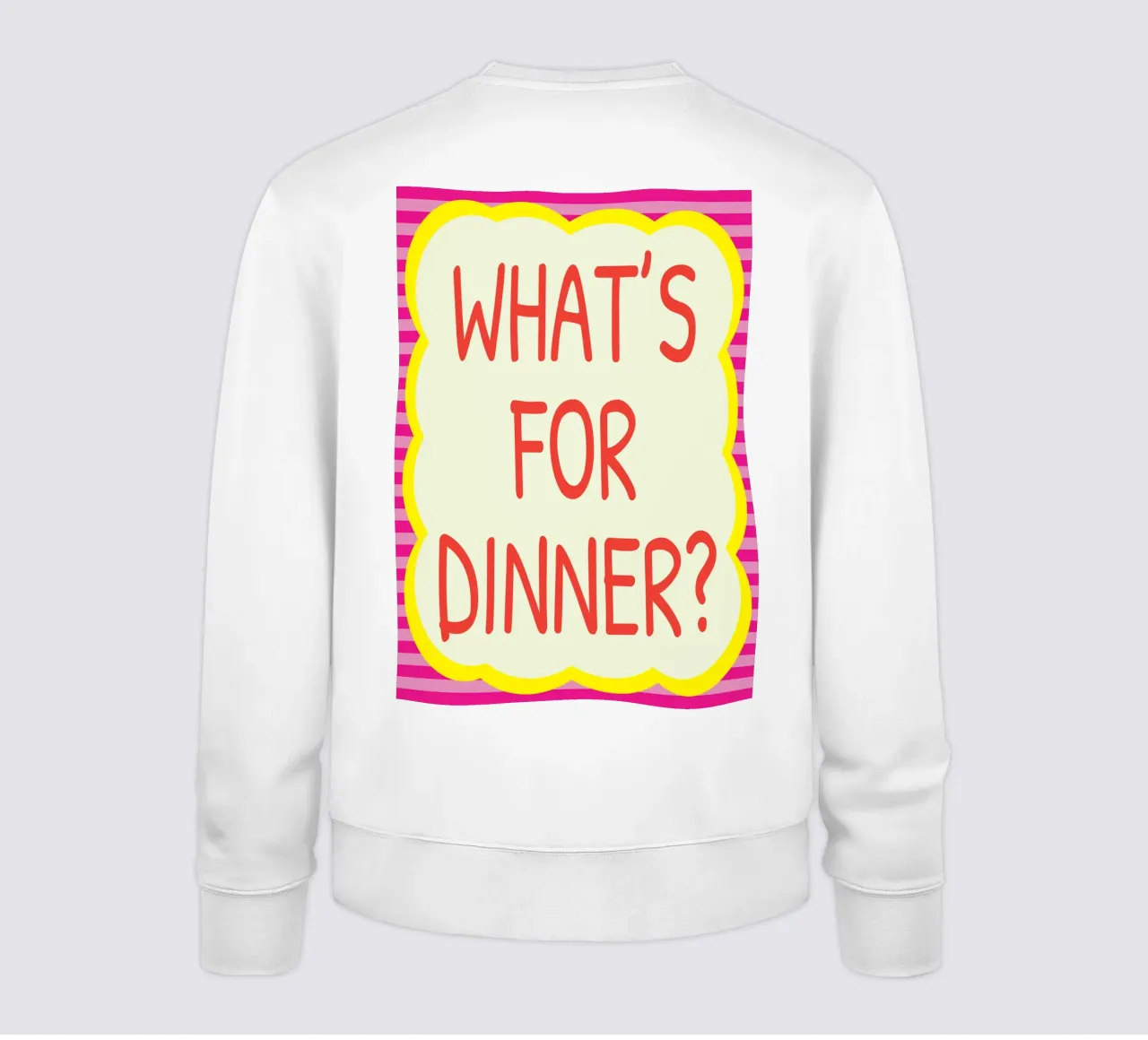 COSA C'È PER CENA felpa da the gondils