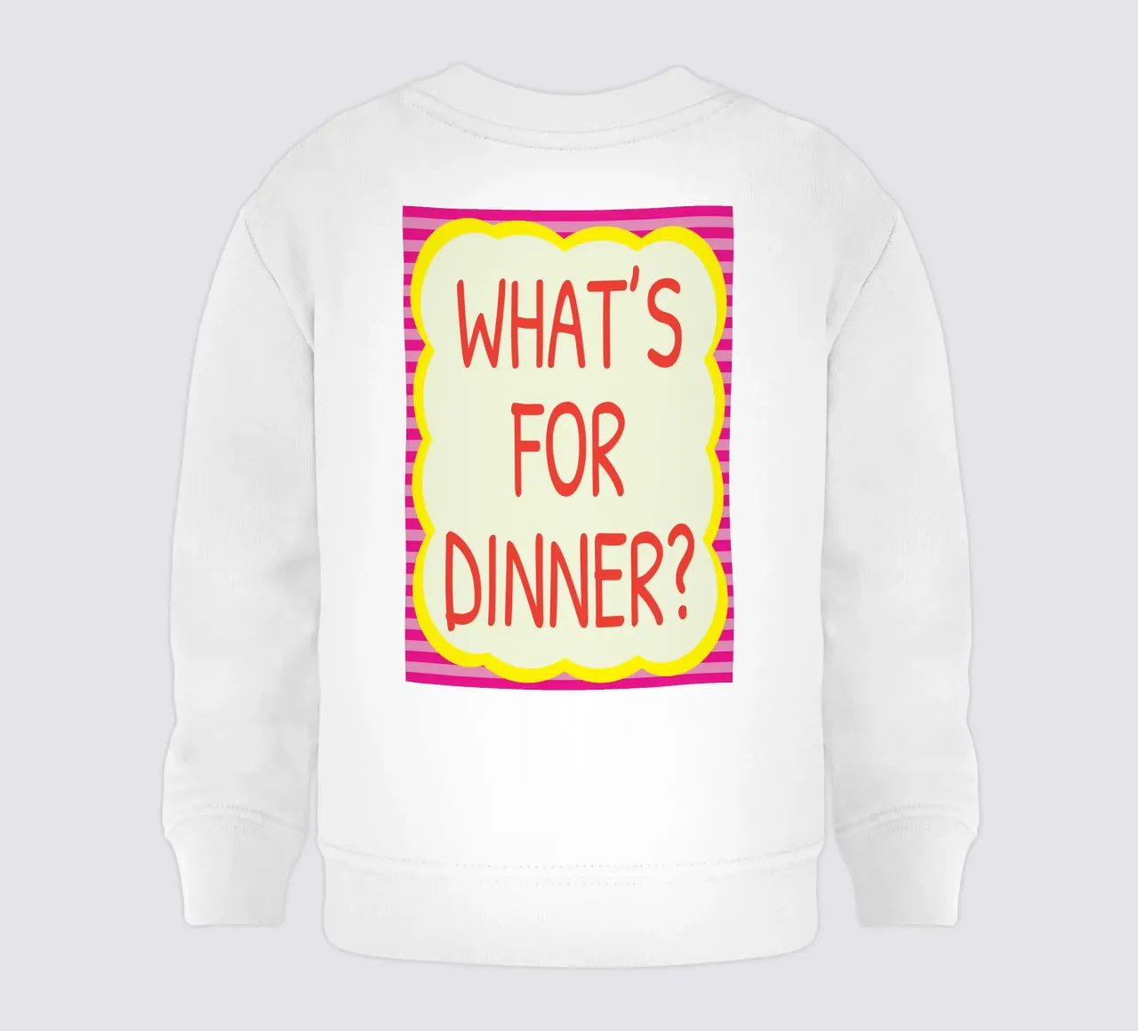 COSA C'È PER CENA felpa neonato da the gondils