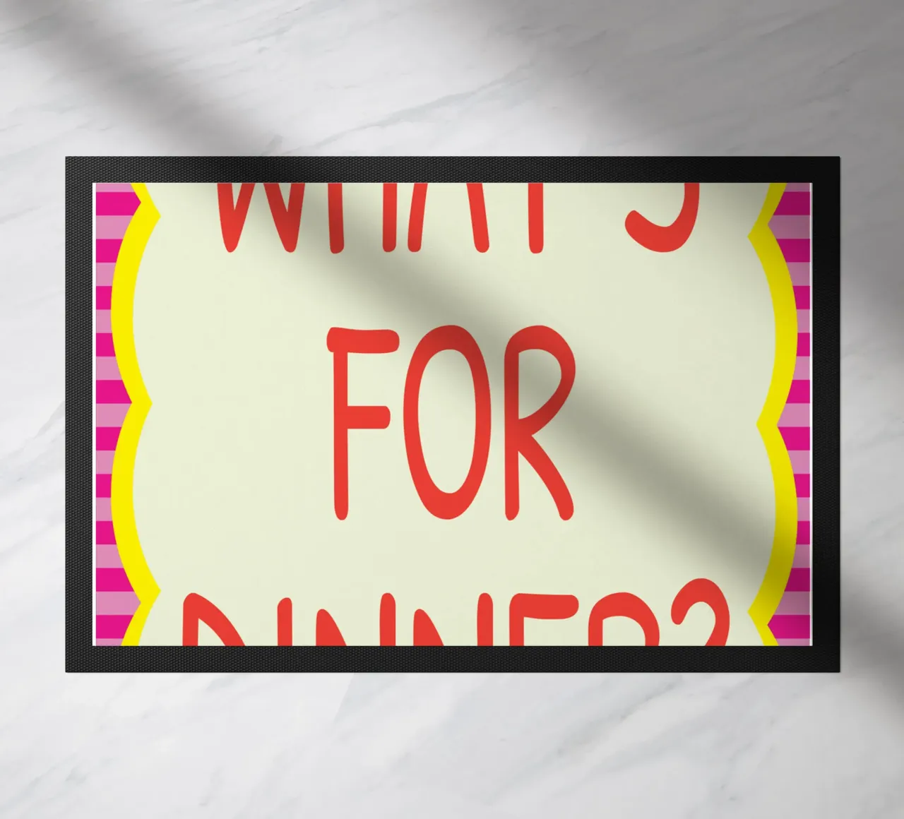 COSA C'È PER CENA zerbino da the gondils